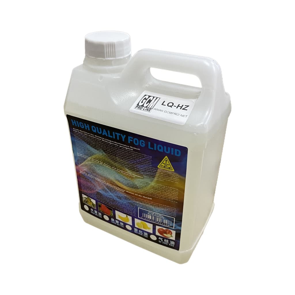 Bidon de liquido para maquina de niebla acuoso 2 litros LQ-HZ GCM Pro Line